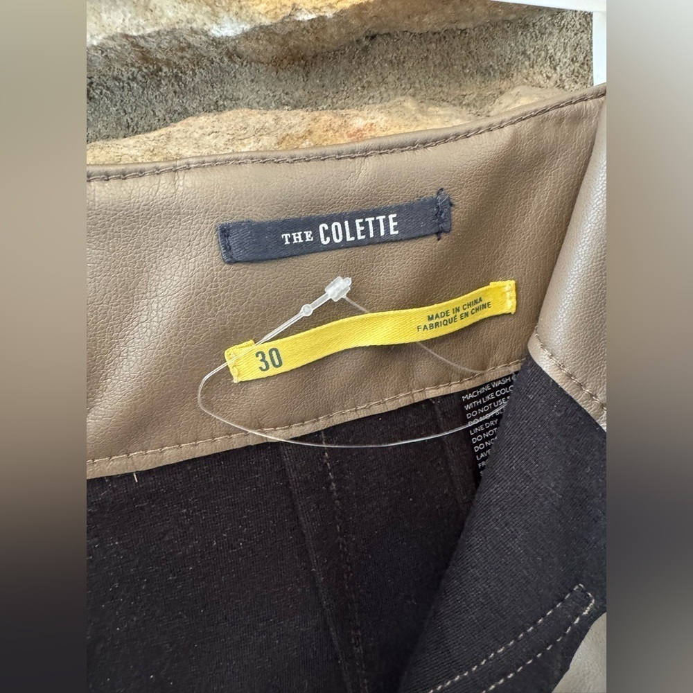 NWOT Maeve Colette Faux Leather pant - Picture 4 of 5
